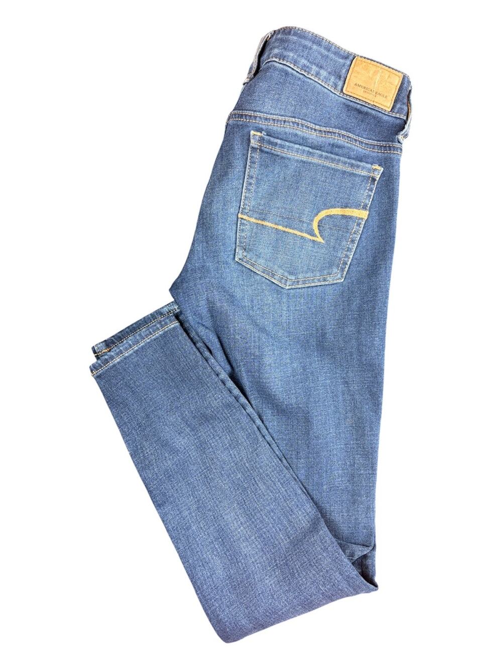 American Eagle Denim Jeggings Super Super Stretch size 2